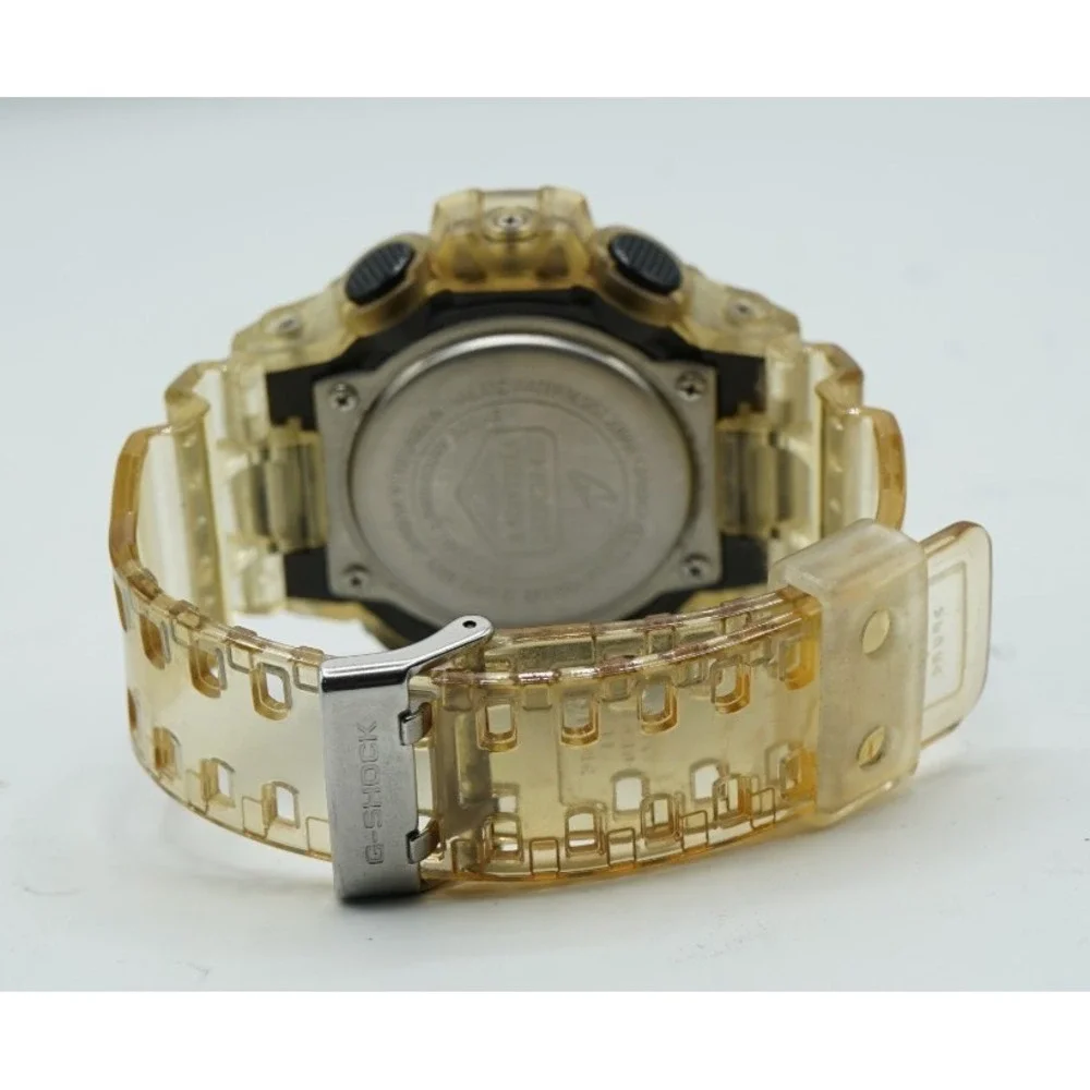 Casio GA-700SKE Analog Digital Display G-Shock Men's Round Wrist Watch